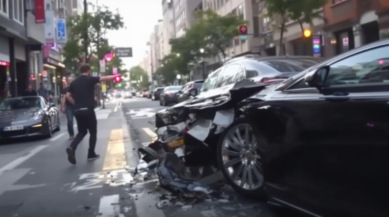富二代炫富翻车!豪车撞人后逃逸,被网友人肉出身份